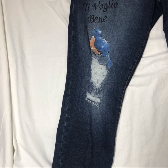 Torrid Girlfriend Graphic Bird/Lion Pants Size 12R - Picture 4 of 8